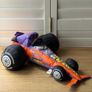 2003 Good Stuff IHRA Motorsports Drag Racing Plush Stuffed Drag Race Car 16”